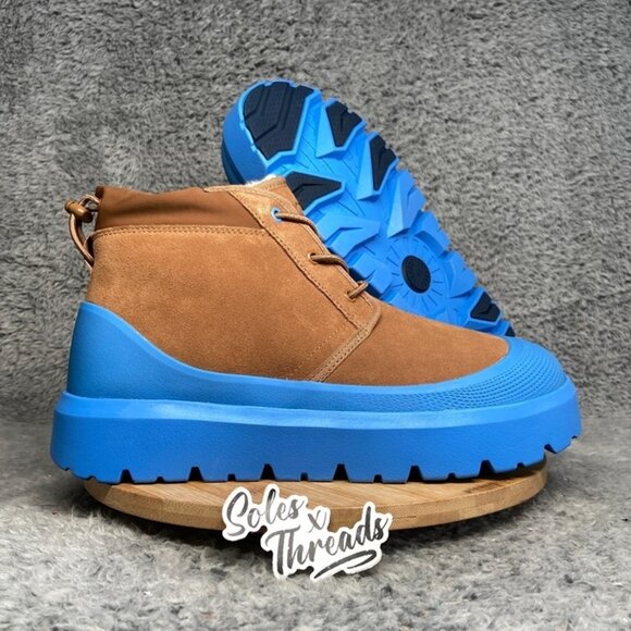 UGG Neumel Weather Hybrid Waterproof Chukka Size 11 Men Chestnut Blue 1143991 - Picture 1 of 6